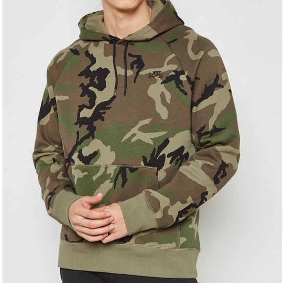 Nike | Shirts | Nike Sb Camo Hoodie 